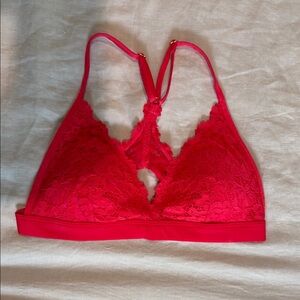 Sam Edelman Coral Lace Bralette. Size M